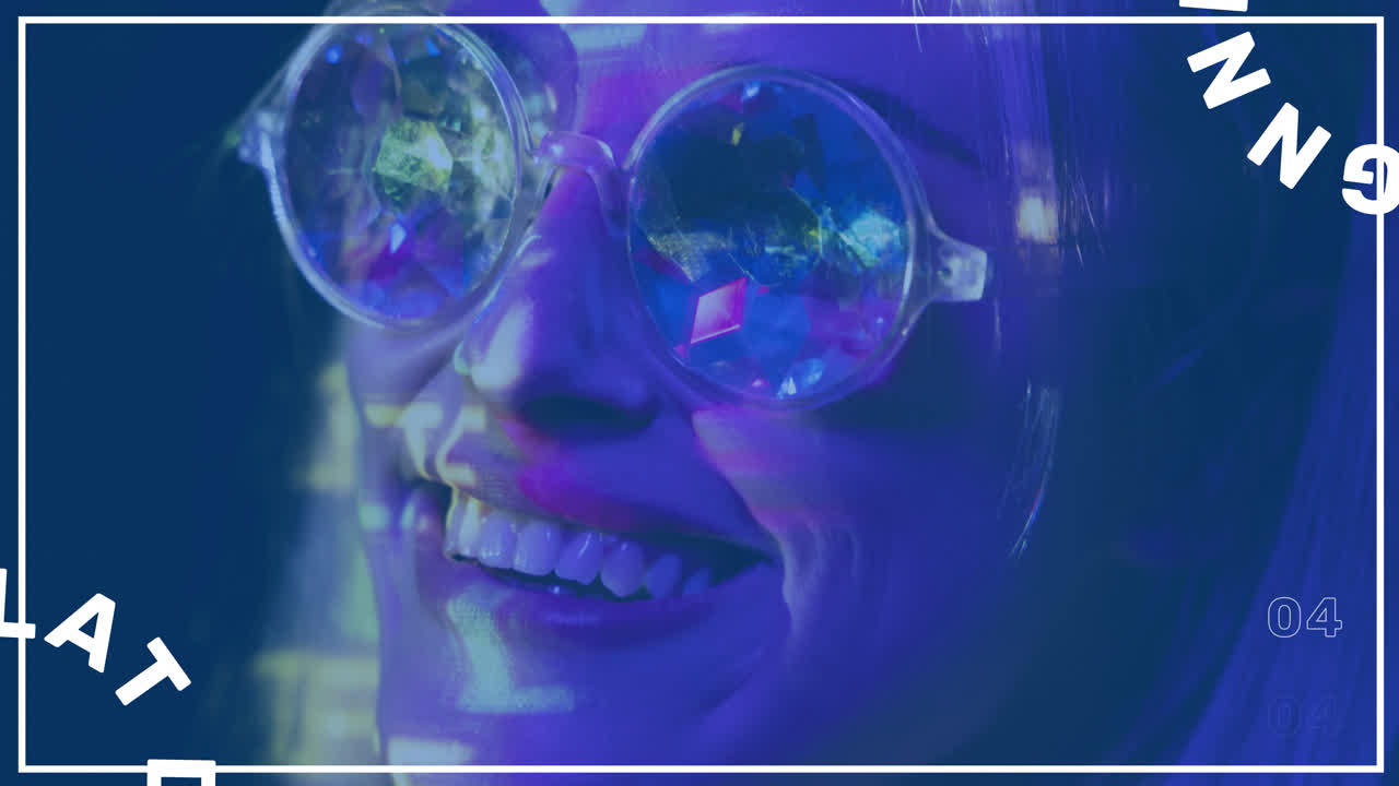 Geometric Neon Fashion Portraits