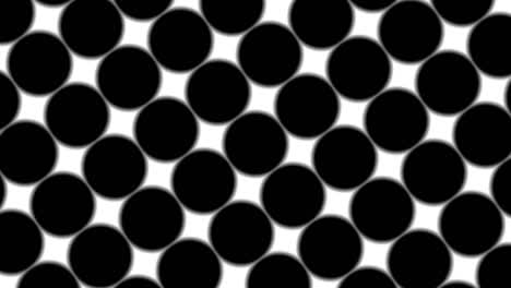 big black polka dots - simple retro pattern for creative, 3d render, black polka dot on white background