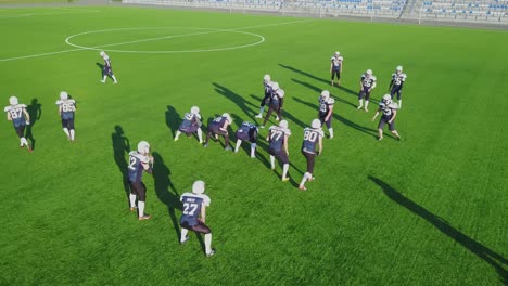 american football players in action