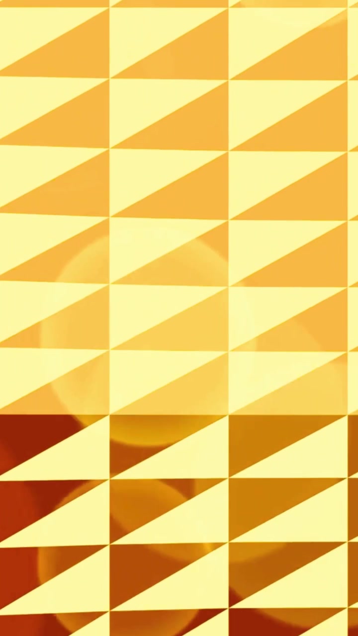 Dynamic Abstract Geometric Pattern with Shifting Triangles and Bokeh Light