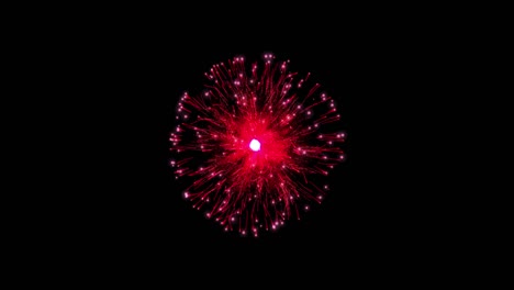 tecnología abstracta fondo de esfera roja hecho de líneas y puntos animados, partículas. modo de mezcla