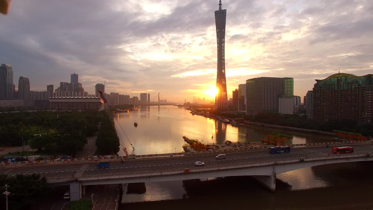paisaje de la ciudad de guangzhou