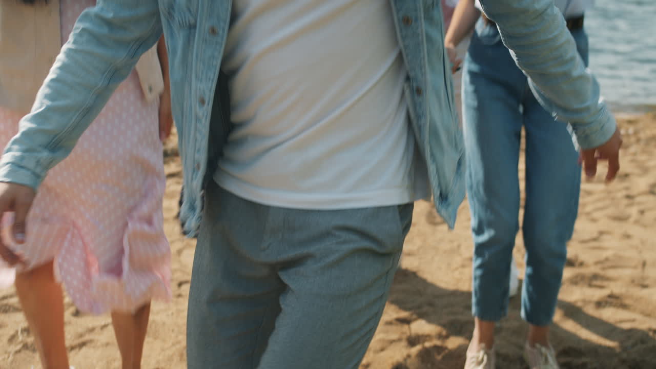 Friends Dancing by the River