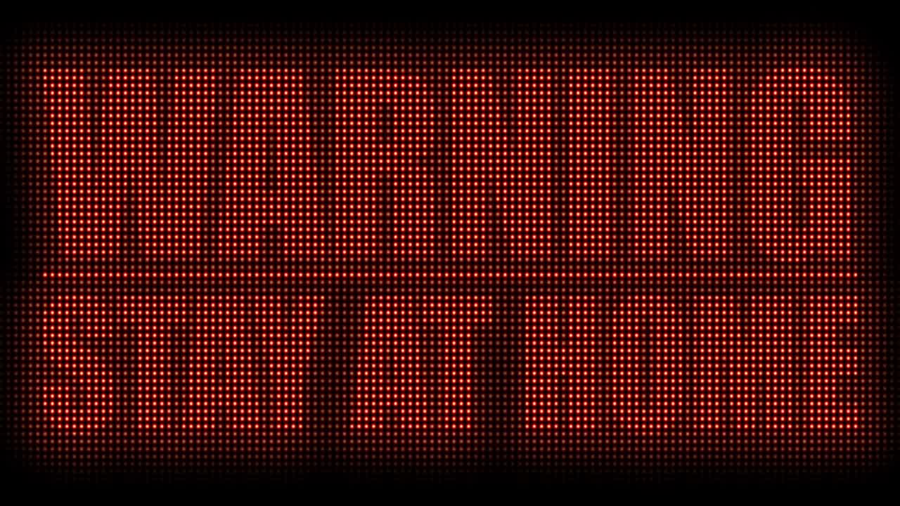 Flashing Coronavirus Stay At Home Sign