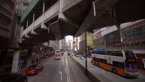 viajando por el centro de hong kong