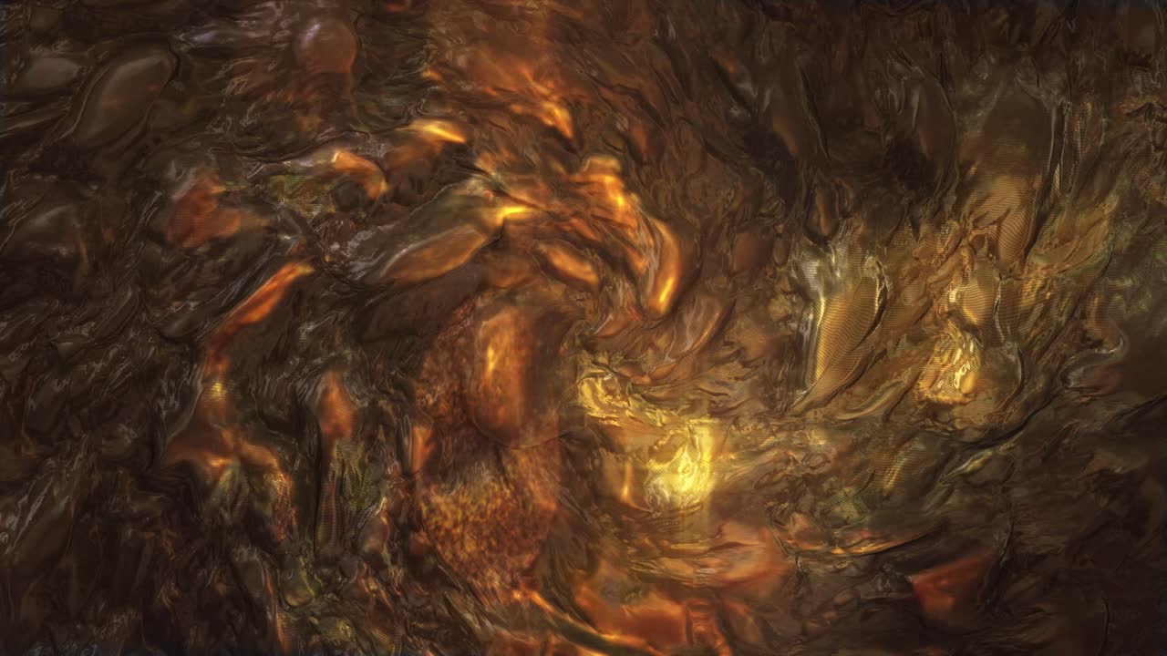 textura brillante fractal de oro, bucle de costuras