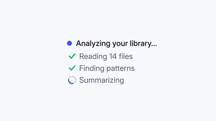 Digital Interface Showing File Analysis Progress Bar