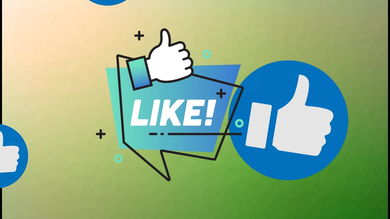 Animated Like Button Social Media Notification Overlay