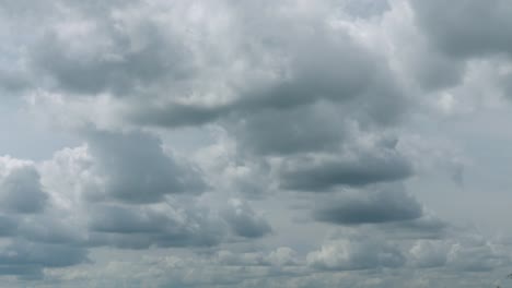 wide shot filled with clouds on a fine day