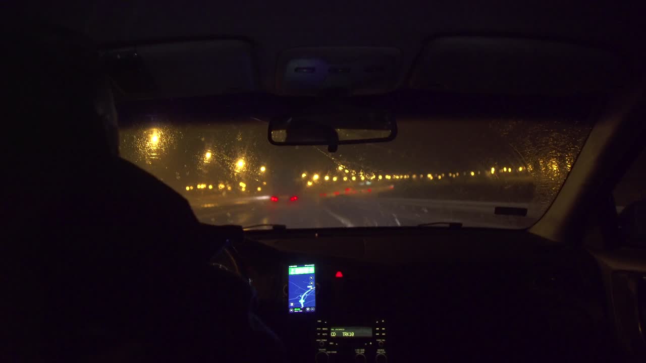 고속도로의 눈보라: 눈보라 속 운전