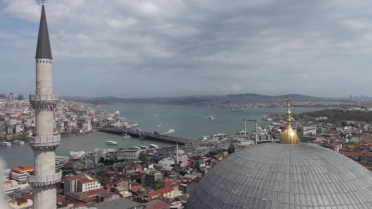 vista de la mezquita de suleymaniye
