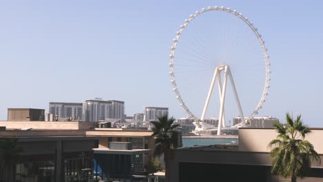 landscape of dubai with clear blue sky .