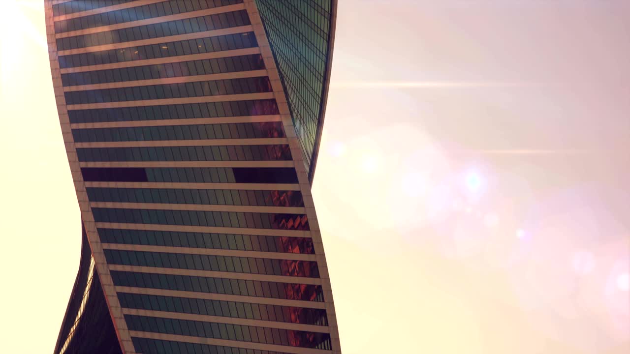 centro de negocios de rascacielos