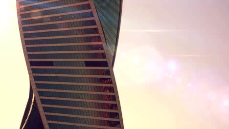 centro de negocios de rascacielos