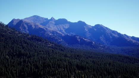 cascade mountain and surrounding canadian rocky mountains in summer time