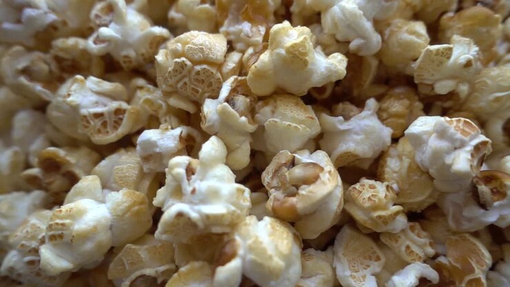 Pop Corn Food Background Concept
