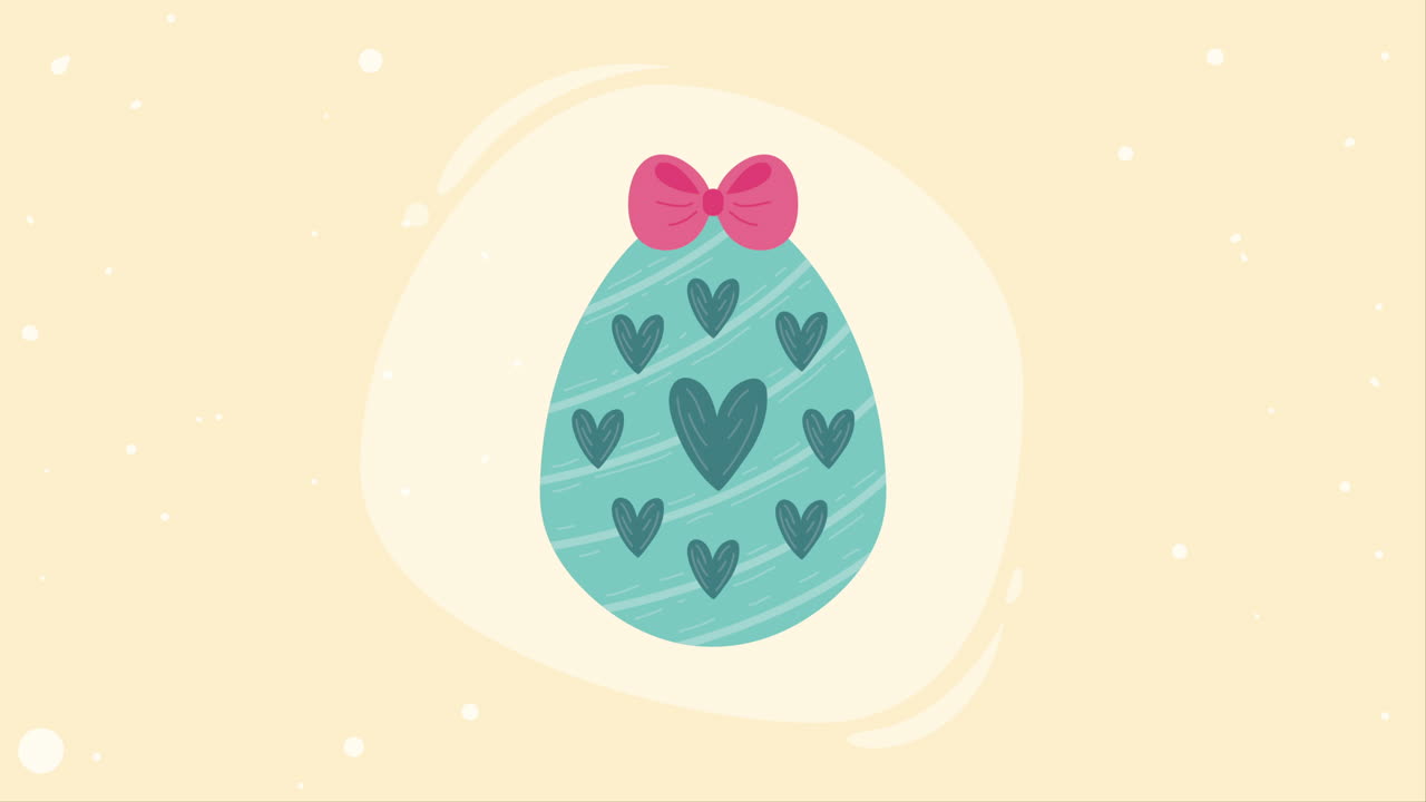 푸른 봄 달 페인팅 애니메이션