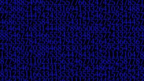 numbers random background animation motion graphics