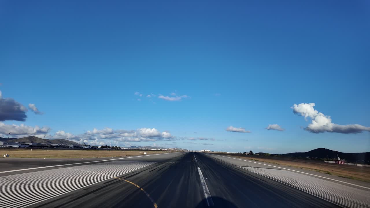 Airport Runway on a Clear Day