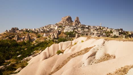 paisaje de roca uchisar casas de paisaje único de capadocia