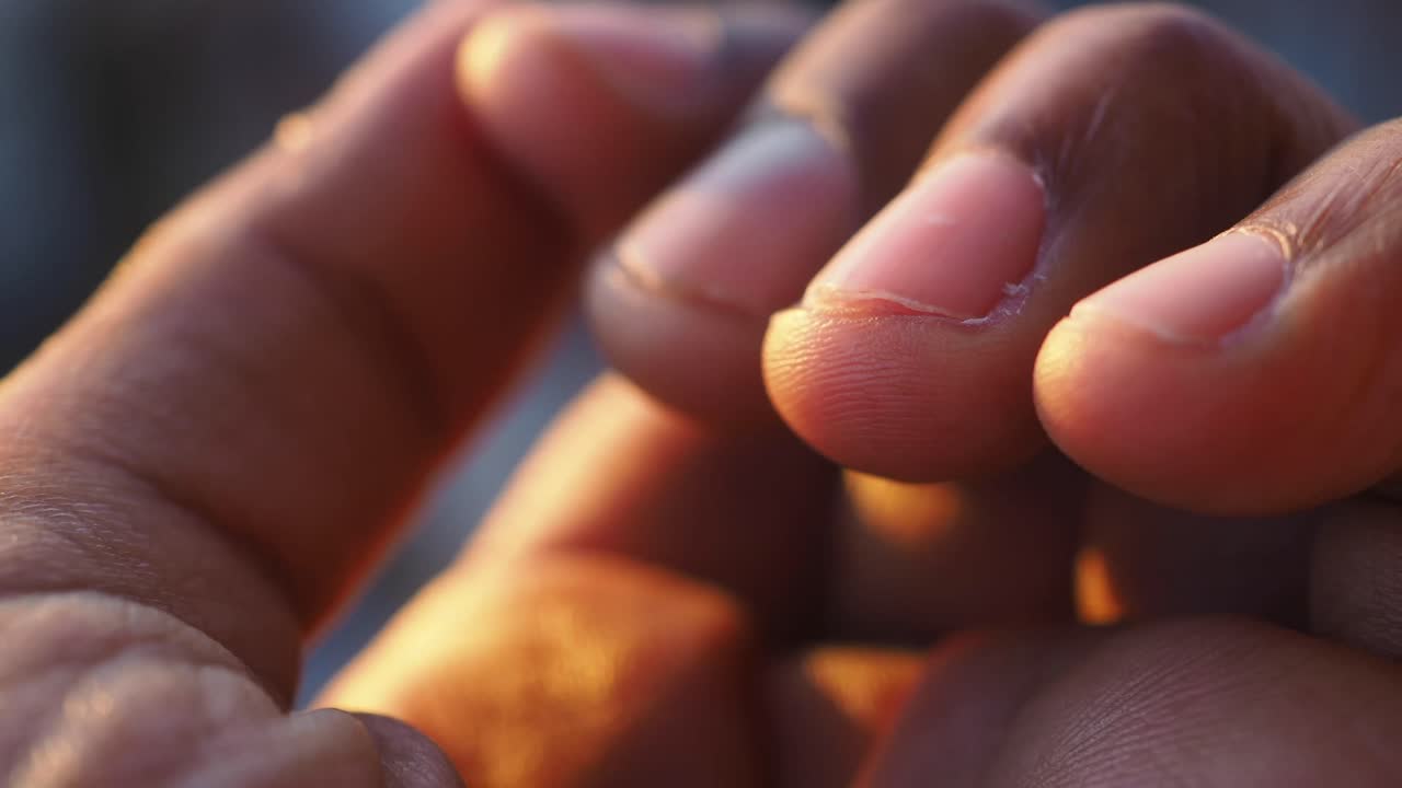 Close-up of Hand and Fingers