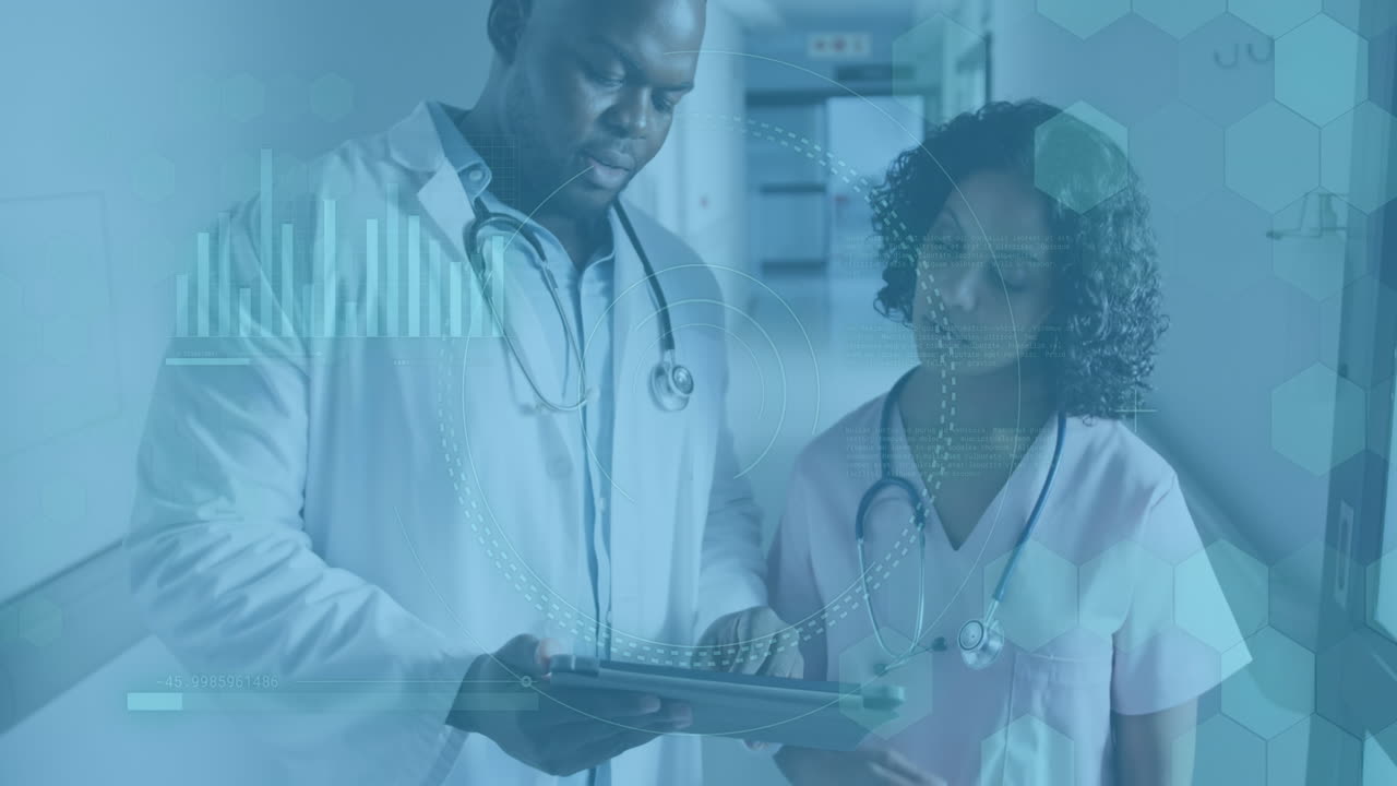 Animation of medical data processing over diverse doctors