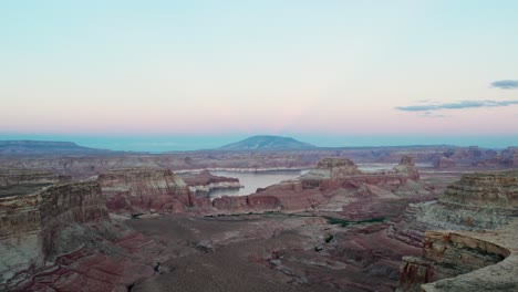 areal view of alstron point, utah, arizona, usa