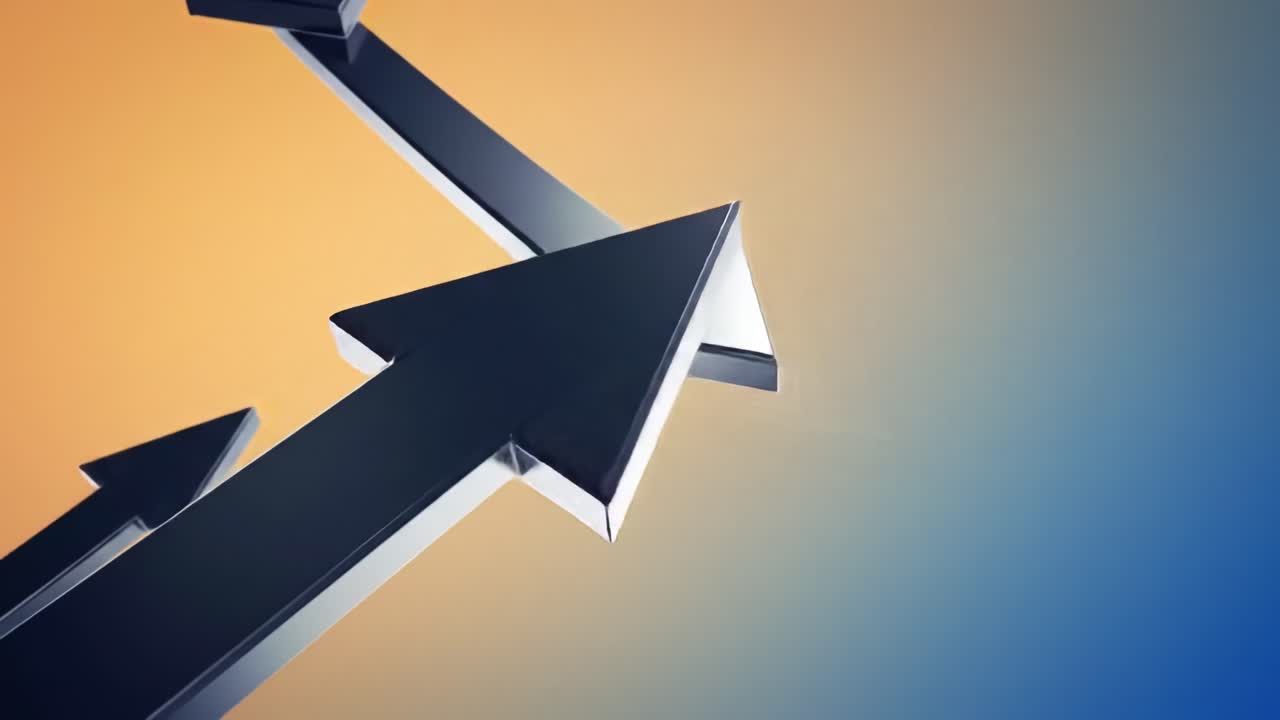 Intersecting Arrows Graphic Design