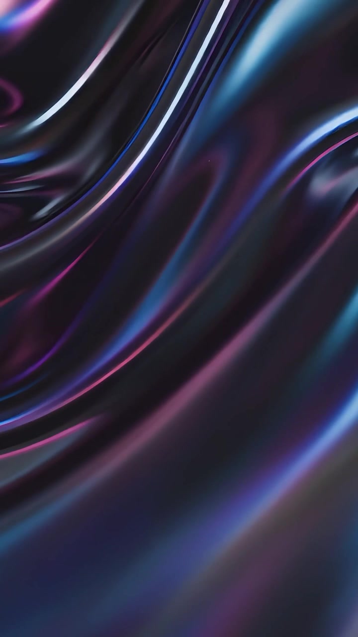 Abstract Metallic Waves Background 4K