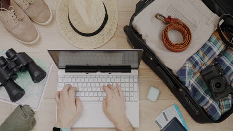 Preparing for a Trip: Laptop, Travel Items, and Packing Essentials