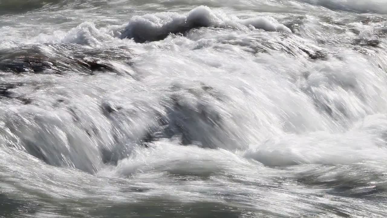 Close up of river rapids