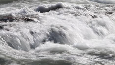 close up of river rapids