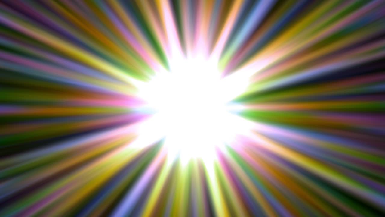 rayo de luz del sol bucle gráfico vj