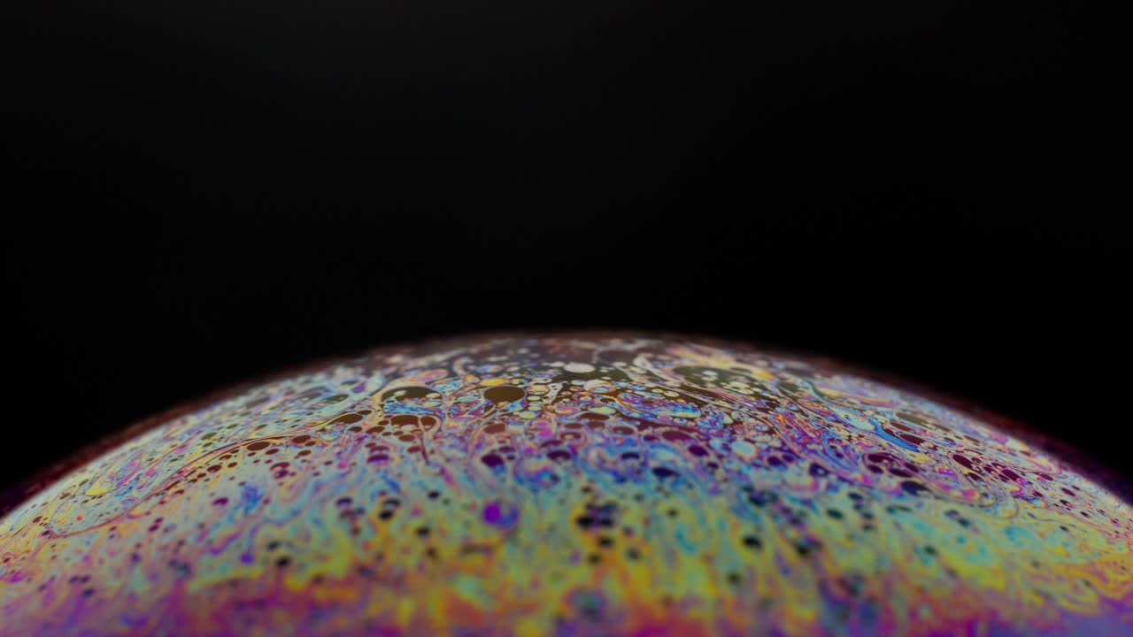 formas abstractas y coloridas hechas de burbujas