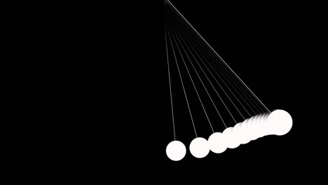 freely swinging pendulums with motion, hyper realistic 3d animation of various pendulums, newton's pendulum loop animation, use it for science, technology, business projects or any suitable projects.