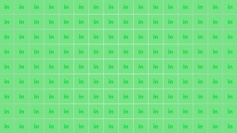 patrón de iconos sociales de linkedin en el fondo de la red