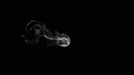 partículas de humo abstractas