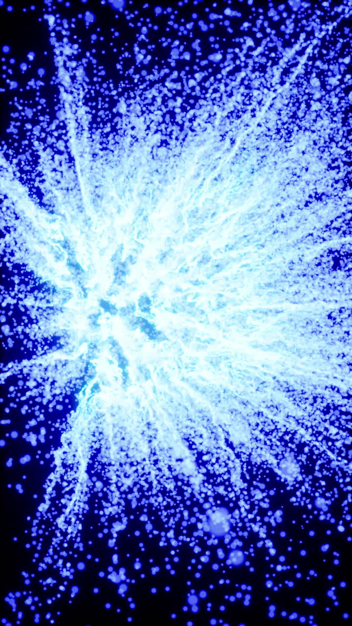 추상적인 파란색과 색 반이는 배경