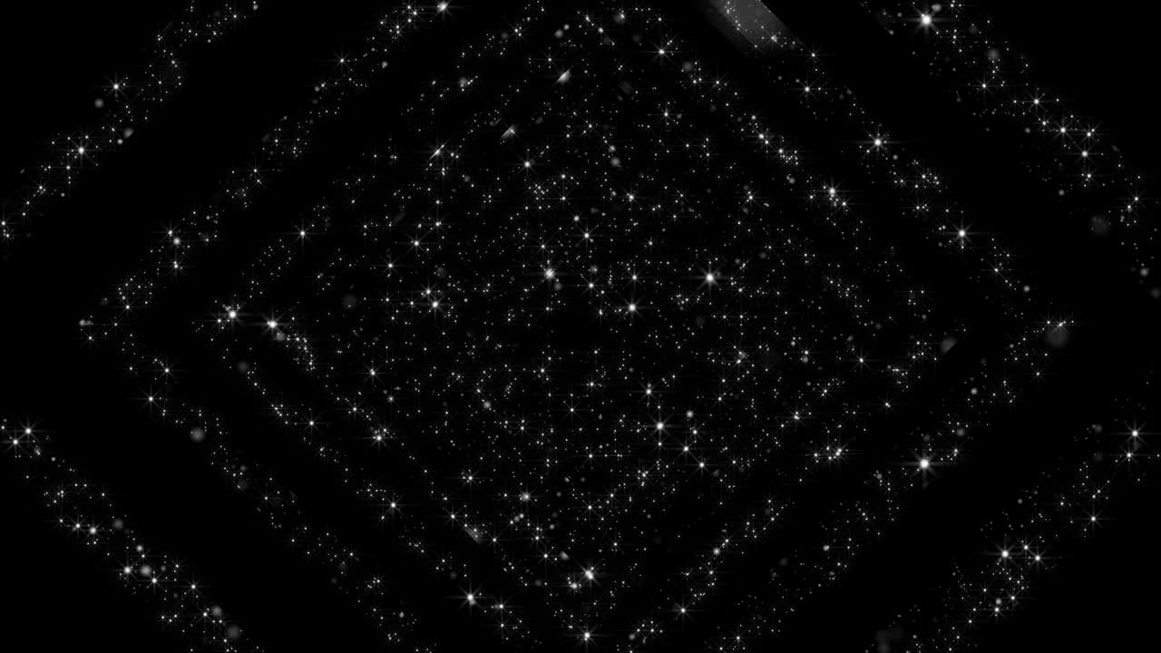 추상적인 입자 배경, 모양 애니메이션, 루프