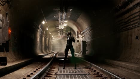 underground bunker from cold war. ukraine, sevastopol