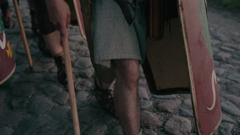 roman soldiers marching
