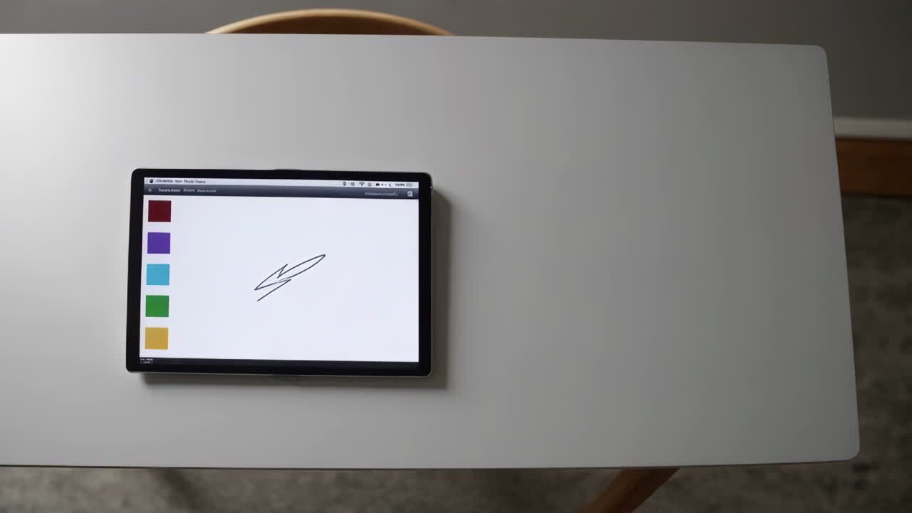 Tablet with Digital Signature