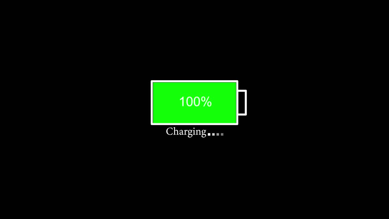 Battery charging indicators