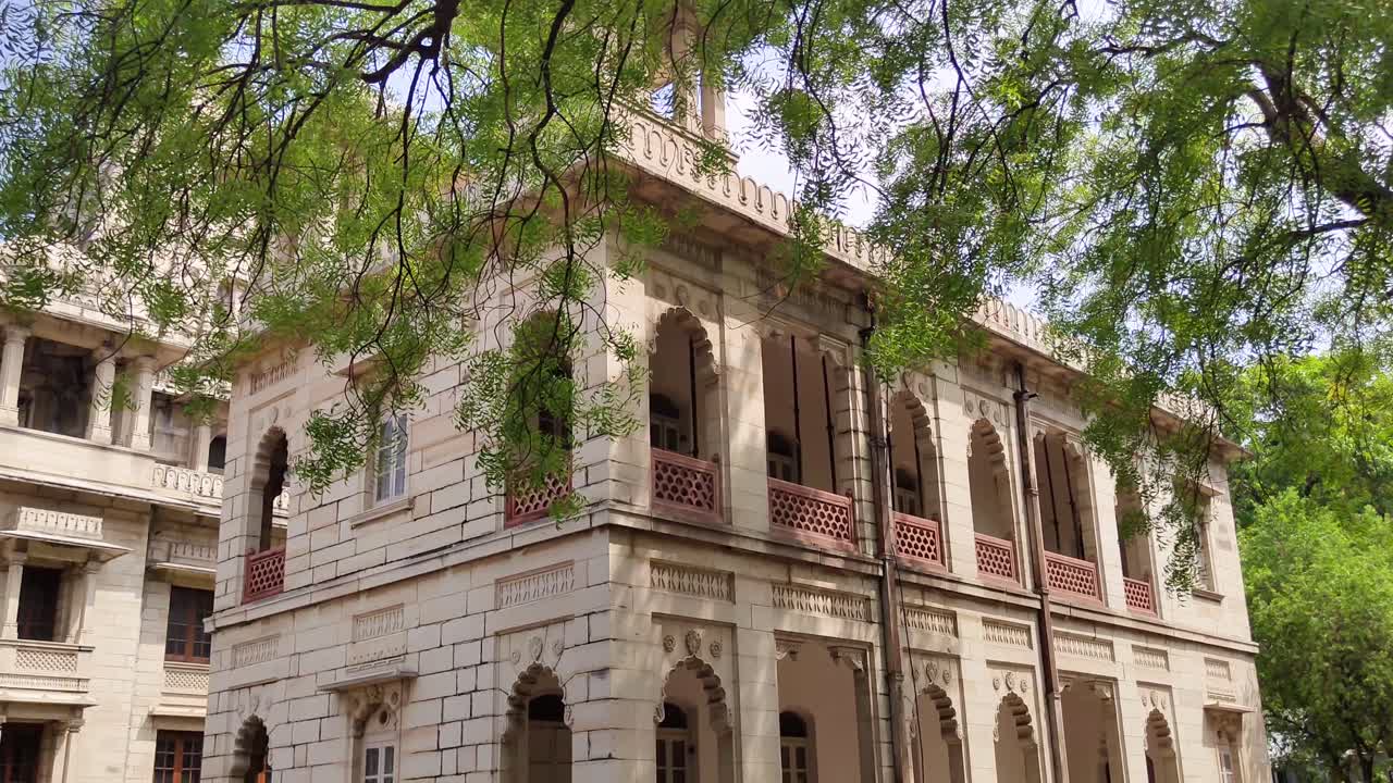 Kirti Mandir in Vadodara beautiful aerial - ground view, its majestic structure and historical significance in Gujarat