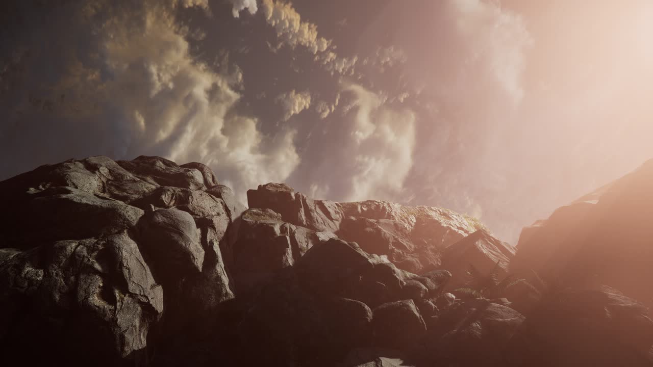 el pico de la montaña