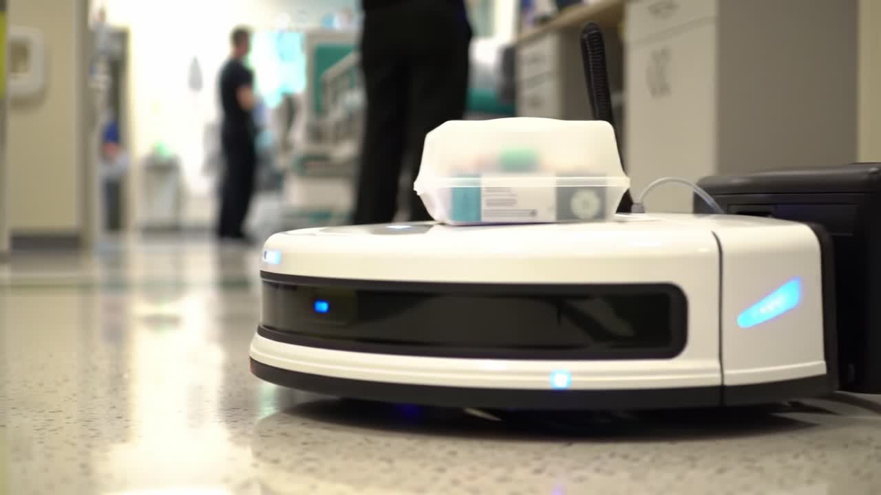 Innovative Hospital Environment: Autonomous Robot Navigating Patient Care Area to Assist Healthcare Staff in a Modern Medical Setting