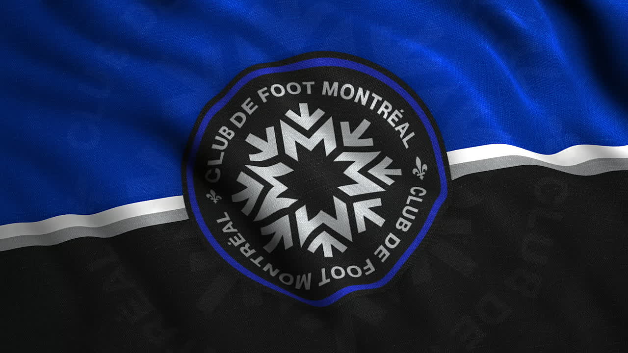 bandera o camiseta del club de fútbol de montreal