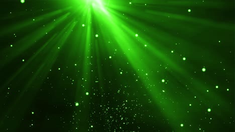 4k green particles light stream animation background seamless loop.