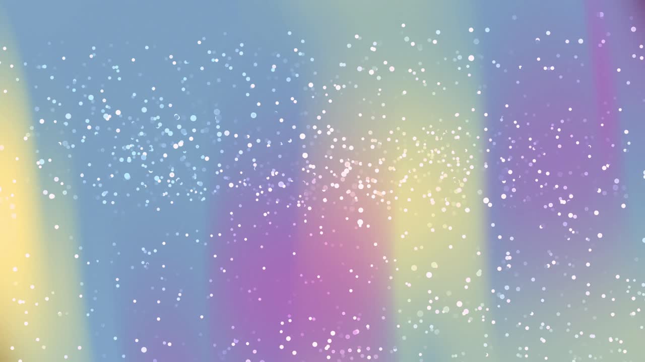 Gnistrende Partikler Svæver på Blød Pastelgradient Baggrund