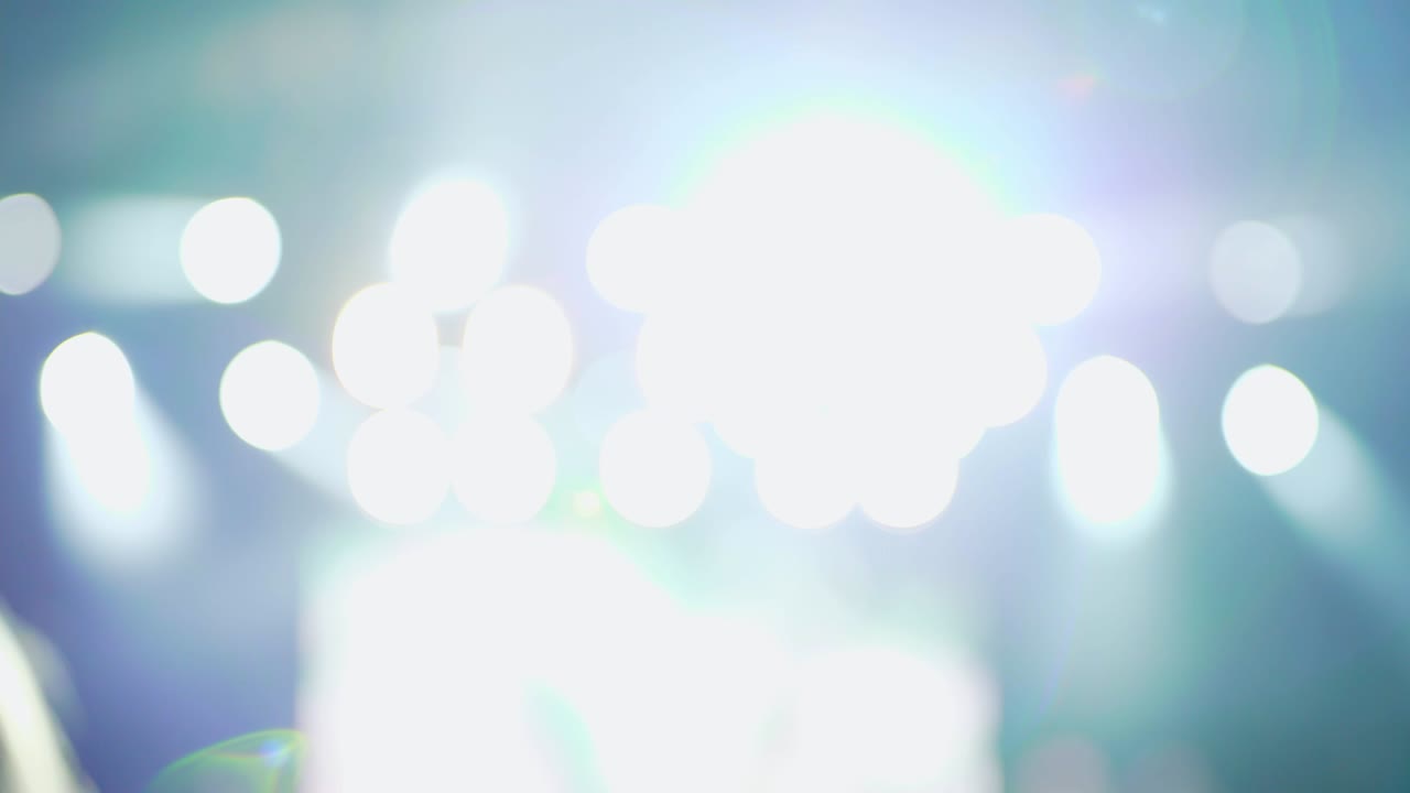 Multicolored light at a music festival. Stage Lighting. Light Show